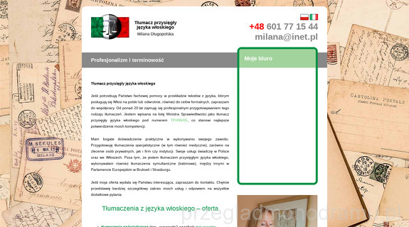 Agencja Tłumaczeń ITALIA  Milana Długopolska