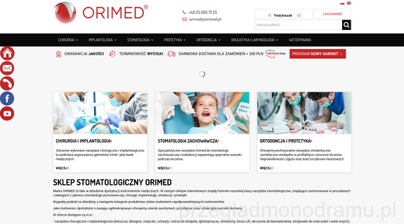 Sklep stomatologiczny Orimed